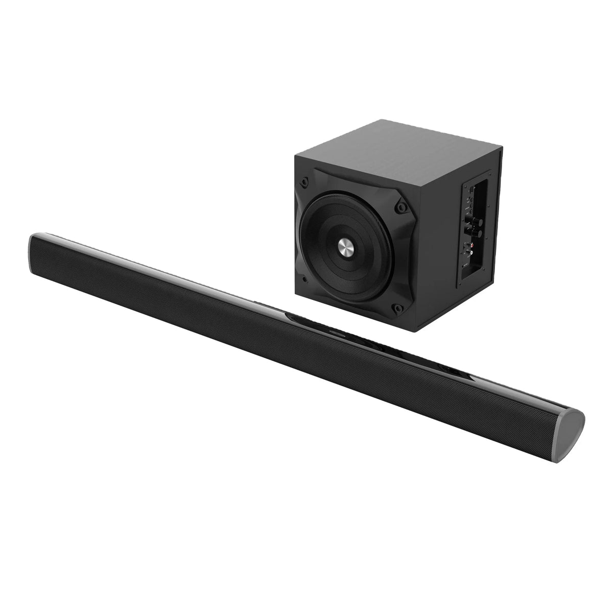 HKM-696979 Wireless Surround Sound Bar with Subwoofer and Bluetooth for Enhanced TV Audio