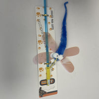 HKM-6969917 Interactive Cat Teaser Stick with Dragonfly Toy