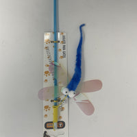 HKM-6969917 Interactive Cat Teaser Stick with Dragonfly Toy