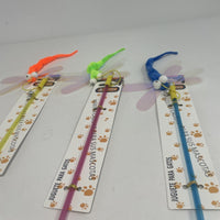 HKM-6969917 Interactive Cat Teaser Stick with Dragonfly Toy