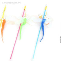 HKM-6969917 Interactive Cat Teaser Stick with Dragonfly Toy