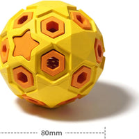 HKM-6970557 Durable Molar Dog Toy with Sound for Large Breeds - Eco-Friendly Rubber Chew Toy