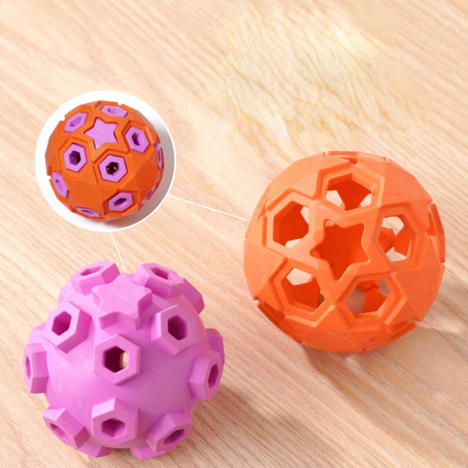 HKM-6970557 Durable Molar Dog Toy with Sound for Large Breeds - Eco-Friendly Rubber Chew Toy