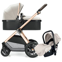 HKM-697171 3 in 1 Baby Stroller Pram with Car Seat - Luxury Lightweight Pushchair for Infants and Toddlers