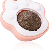 HKM-6972349 Catnip Ball Chew Toy for Cats - Interactive Edible Dental Treat for Healthy Teeth and Playtime Fun