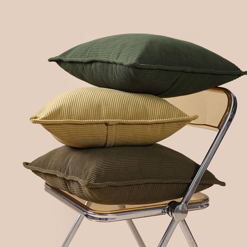 HKM-697427 Plush Solid Color Throw Pillow Cushions for Living Room 35x55cm, 45x45cm, 50x50cm