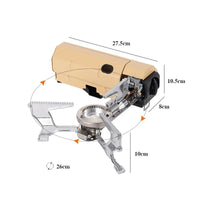 HKM-697491 High-Powered Portable Butane Gas Stove for Outdoor Cooking