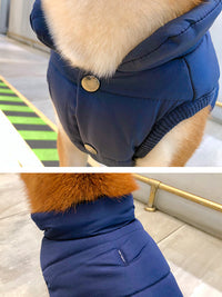 HKM-6975421 Thick Cotton Winter Vest for Medium-Sized Dogs ¨C Ideal for Corgis, Shiba Inus, and Bichons