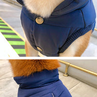 HKM-6975421 Thick Cotton Winter Vest for Medium-Sized Dogs ¨C Ideal for Corgis, Shiba Inus, and Bichons