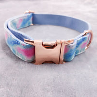HKM-6976829 Engravable Pet Collar with Fashionable Rose Gold Zinc Alloy Buckle, Multiple Sizes Available