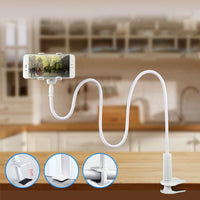 HKM-697683 Adjustable Bedside Mobile Phone and Tablet Stand with 360-Degree Rotation