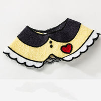 HKM-6977213 Knit Saliva Towel Scarf for Dogs and Cats, Adjustable Size 28-64cm, Suitable for All Seasons