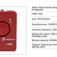 HKM-6978109 Ultrasonic Dog Dispeller with Personal Alarm and Flashlight Function