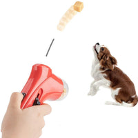 HKM-6978621 Interactive Dog Snack Feeder Training Tool - Lightweight PP Plastic in Blue, Rose Red, Green