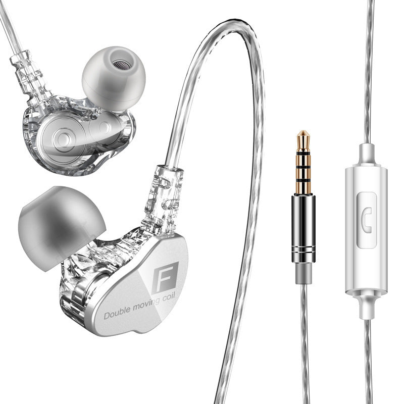 HKM-697875 CK9 Dual-Motion In-Ear Wired Headset with Silicone Earplugs - Available in Multiple Colors