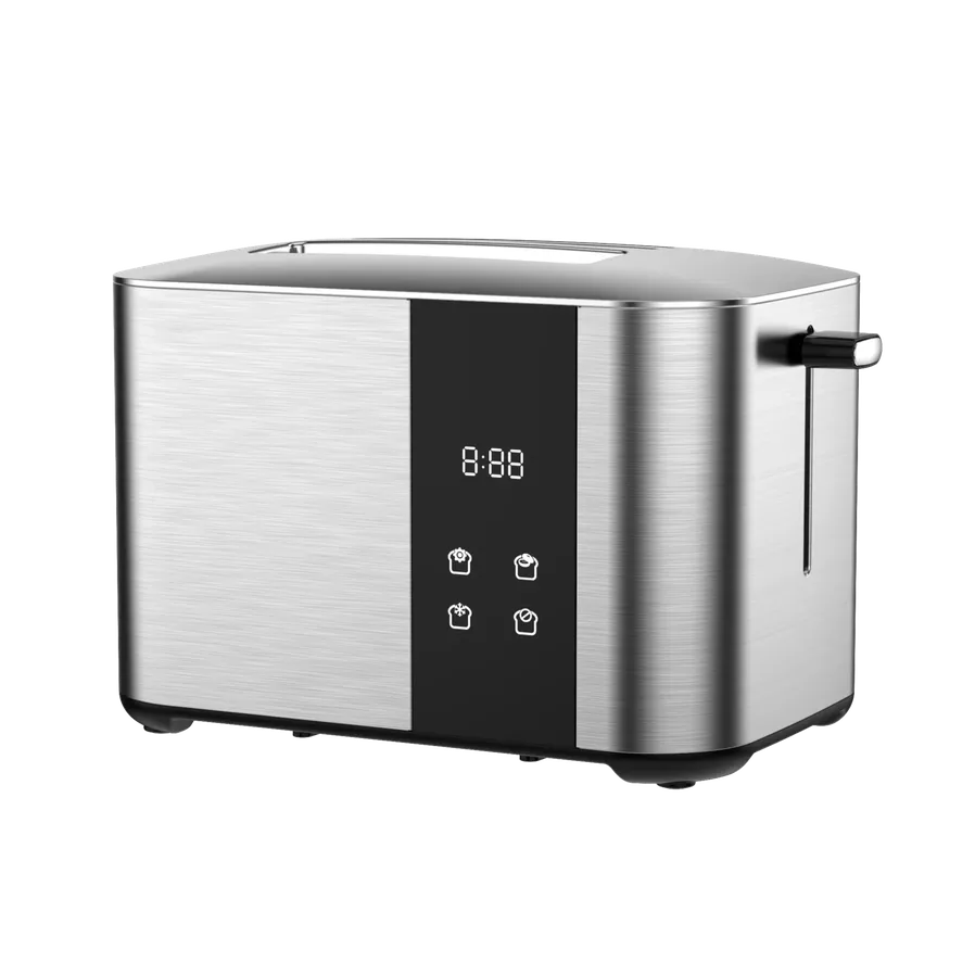 HKM-697875 Digital Touch Screen 2-Slice Toaster with Adjustable Settings