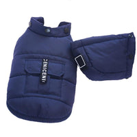 HKM-697875 Reversible Thick Cotton Vest for Pets - Soft Fleece Winter Coat
