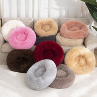 HKM-6978877 Cozy Plush Cotton Pet Bed for Dogs - Multiple Sizes Available