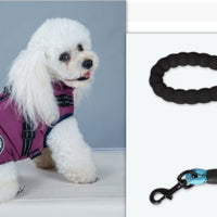 HKM-6979261 Waterproof Winter Dog Coat with Harness for Large and Small Breeds, Available in Red, Navy Blue, and Army Green