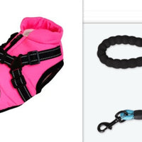 HKM-6979261 Waterproof Winter Dog Coat with Harness for Large and Small Breeds, Available in Red, Navy Blue, and Army Green