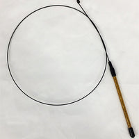 HKM-6979645 Steel Wire Cat Teaser Stick with PVC Handle and Multiple Replacement Heads