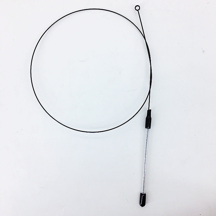 HKM-6979645 Steel Wire Cat Teaser Stick with PVC Handle and Multiple Replacement Heads