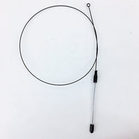 HKM-6979645 Steel Wire Cat Teaser Stick with PVC Handle and Multiple Replacement Heads