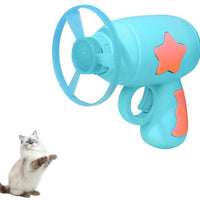 HKM-6982077 Interactive Spinning Frisbee Toy for Cats – Fun Indoor Play for Your Feline Friend