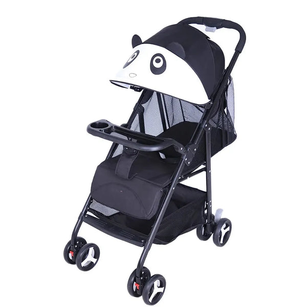 HKM-698323 Lightweight One-Hand Foldable Baby Stroller with Adorable Animal Design for Children Aged 0-3 Years