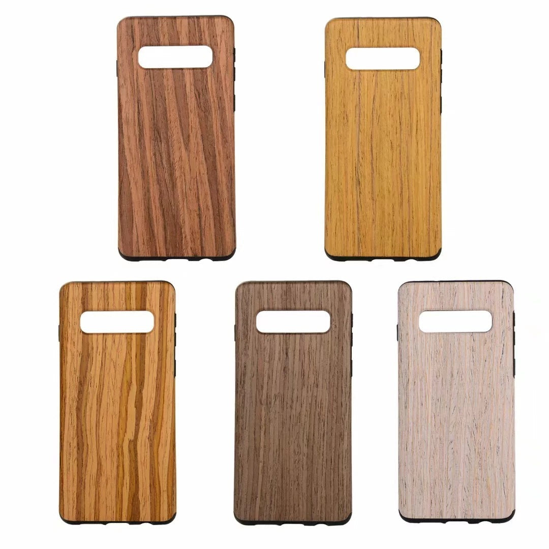 HKM-698387 Solid Wood Grain TPU Phone Case