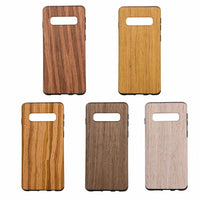 HKM-698387 Solid Wood Grain TPU Phone Case