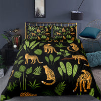 HKM-698451 Digital Printed Bedding Set in Multiple Sizes - Soft Chemical Fiber Quilt Cover with Pillowcases