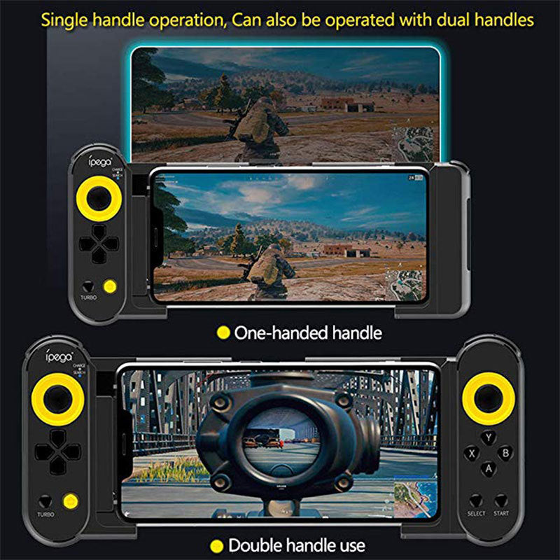 HKM-698451 Wireless Mobile Game Controller Compatible with iOS and Android Devices - PG9167 Adjustable Design for Smartphones and Tablets