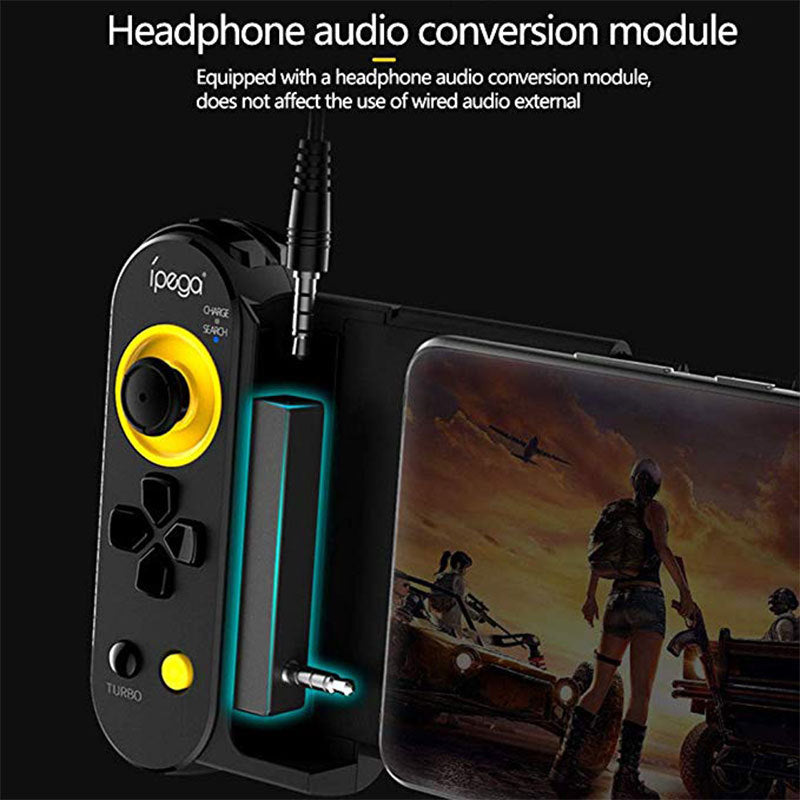 HKM-698451 Wireless Mobile Game Controller Compatible with iOS and Android Devices - PG9167 Adjustable Design for Smartphones and Tablets