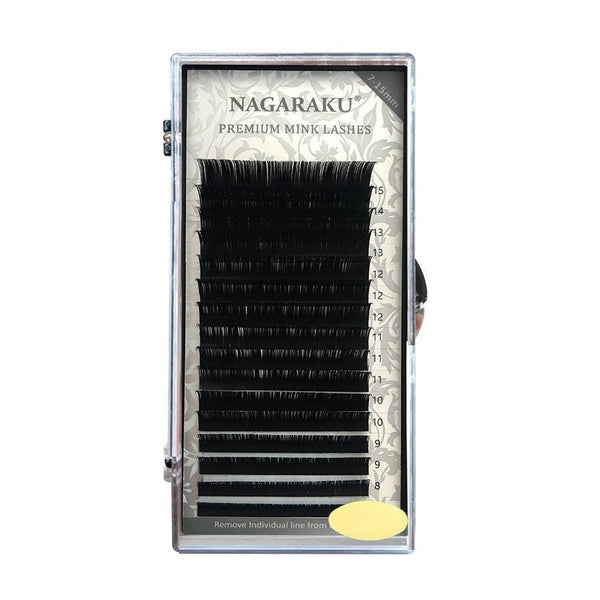 HKM-698515 Silk Protein Fiber Grafted False Eyelashes – 7-15mm Mixed Lengths in Multiple Curl Options