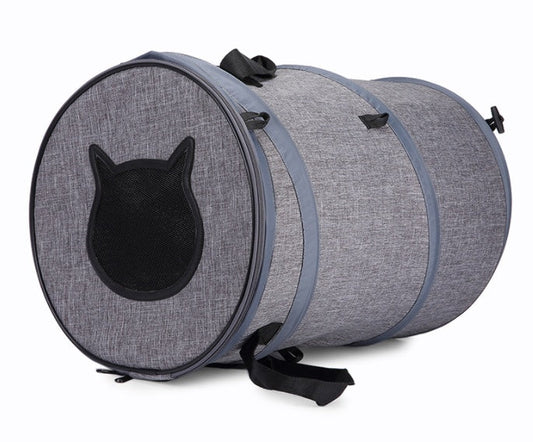 HKM-6986813 Foldable Portable Pet Carrier Bag for Cats and Dogs - Lightweight Travel Bed with Skylight Design