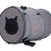 HKM-6986813 Foldable Portable Pet Carrier Bag for Cats and Dogs - Lightweight Travel Bed with Skylight Design