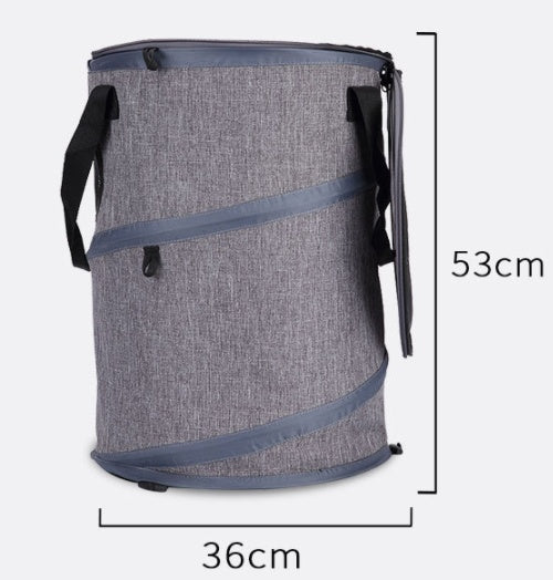 HKM-6986813 Foldable Portable Pet Carrier Bag for Cats and Dogs - Lightweight Travel Bed with Skylight Design