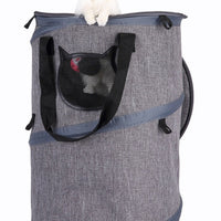 HKM-6986813 Foldable Portable Pet Carrier Bag for Cats and Dogs - Lightweight Travel Bed with Skylight Design