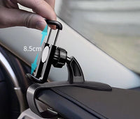 HKM-698835 360-Degree Rotating Car Dashboard Phone Holder – Multi-Function Direct-View Mount