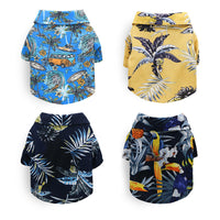 HKM-6988733 Hawaiian Style Pet Shirt for Cats and Dogs ¨C Comfortable Polyester Fabric, Multiple Sizes Available