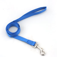 HKM-6990141 Durable Solid Color Nylon Dog Leash - Multiple Color Options Available