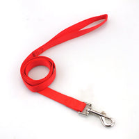 HKM-6990141 Durable Solid Color Nylon Dog Leash - Multiple Color Options Available