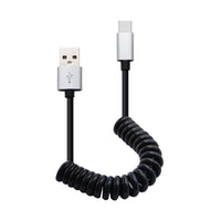 HKM-699155 Yellow Aluminum Alloy Type-C & Micro USB Charging and Data Cable