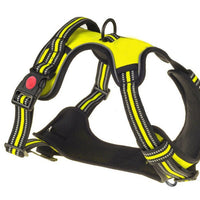 HKM-6992189 Adjustable Breathable Reflective Chest Harness for Medium to Large Dogs - Explosion-Proof Pet Vest