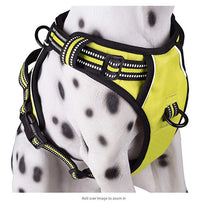 HKM-6992189 Adjustable Breathable Reflective Chest Harness for Medium to Large Dogs - Explosion-Proof Pet Vest