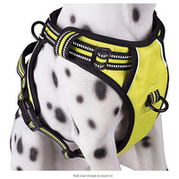 HKM-6992189 Adjustable Breathable Reflective Chest Harness for Medium to Large Dogs - Explosion-Proof Pet Vest