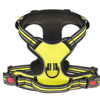 HKM-6992189 Adjustable Breathable Reflective Chest Harness for Medium to Large Dogs - Explosion-Proof Pet Vest