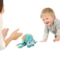 HKM-699283 Electric Crawling Octopus Toy for Kids with Light and Music - Educational Fun Toy for Infants and Toddlers