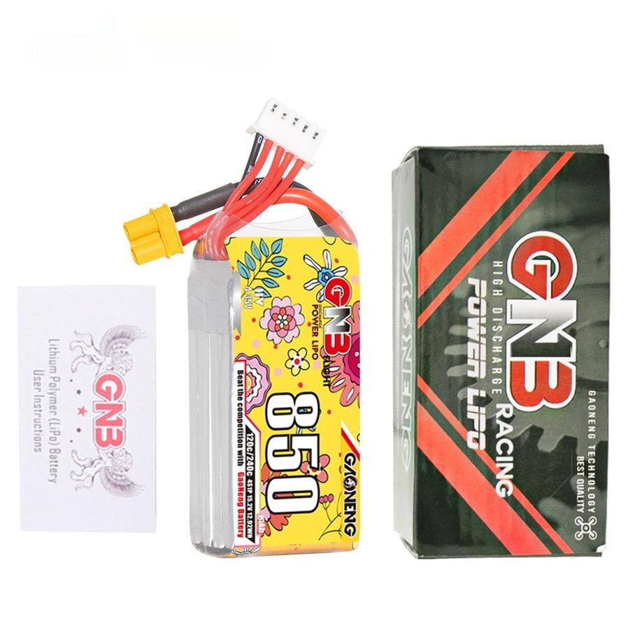 HKM-699347 High Energy 850mAh 4S 15.2V 120C Model Airplane Battery with XT30 Plug